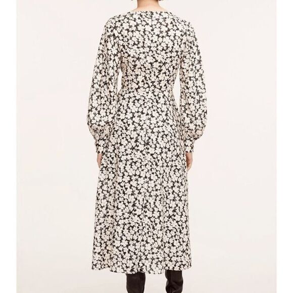Rebecca Taylor 722953D133 Women's Sz 0 Paige Floral Print Long Sleeve Dress - Picture 2 of 16